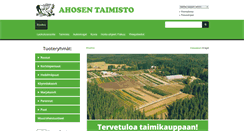 Desktop Screenshot of ahosentaimisto.fi